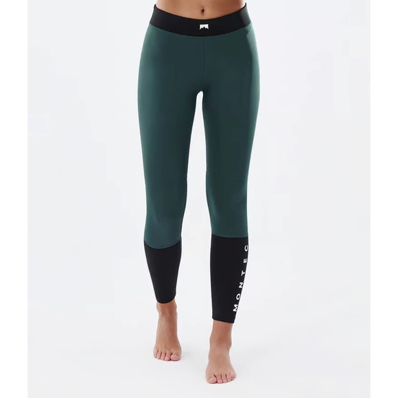 Women's Green and Black Straight Leg Pants - Picture 1 of 11